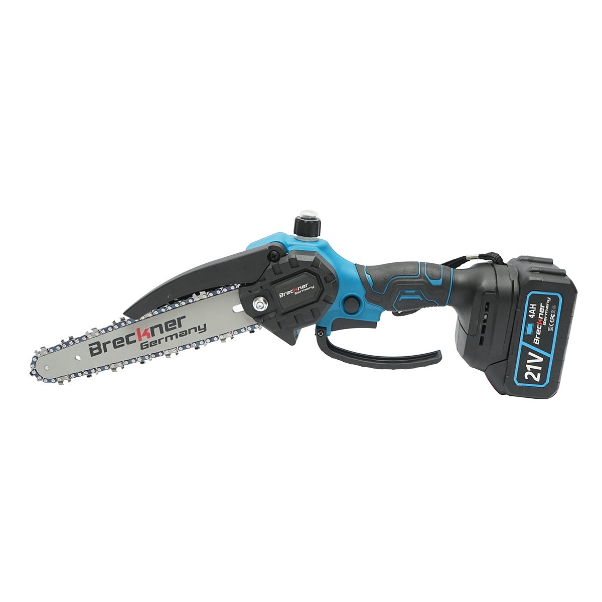 Mini fierastrau electric 700W cu 2 acumulatori Li-ion 21V/4Ah, lama 200mm (8 inch) Breckner Germany